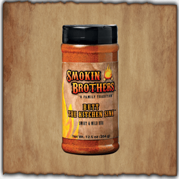 Smokin Brothers Butt The Kitchen Sink Sweet Rub (12.5 oz) - Smoker Guru