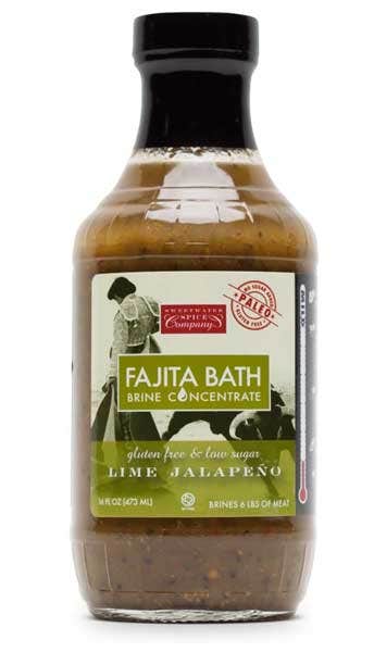 Sweetwater Spice Lime Jalapeno Fajita Bath Brine Concentrate - Smoker Guru