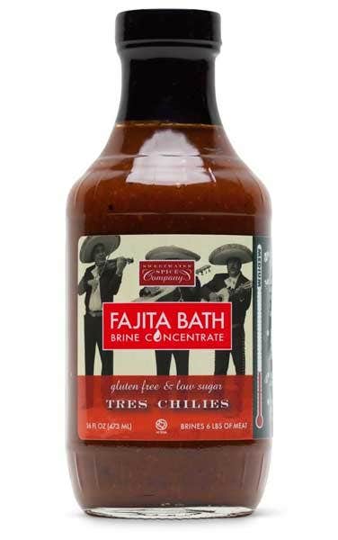 Sweetwater Spice Tres Chilies Fajita Bath Brine Concentrate - Smoker Guru