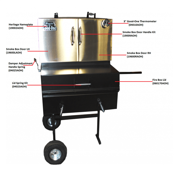 The Good-One Heritage Oven Gen III 32-Inch Charcoal Smoker Free Shipping - Smoker Guru