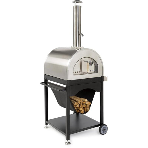 WPPO Pro 4 25-Inch Outdoor Wood-Fired Pizza Oven On Cart - WPPO4 + WPPO4STND - Smoker Guru