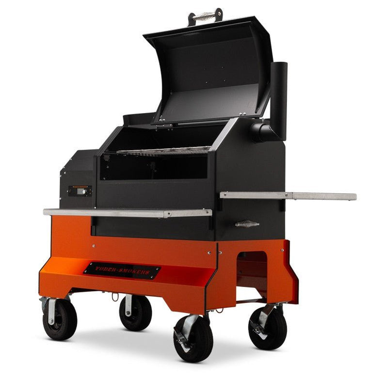 Yoder YS640s Pellet Grill with 2pc Diffuser Competition Cart