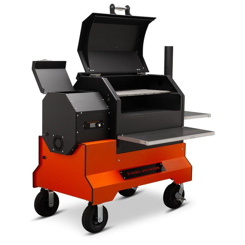 Yoder YS640s Pellet Grill with 2pc Diffuser Competition Cart
