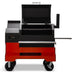 Yoder YS640s Pellet Grill ACS Competition Cart, Stainless shelves, 10" Wheels - Smoker Guru