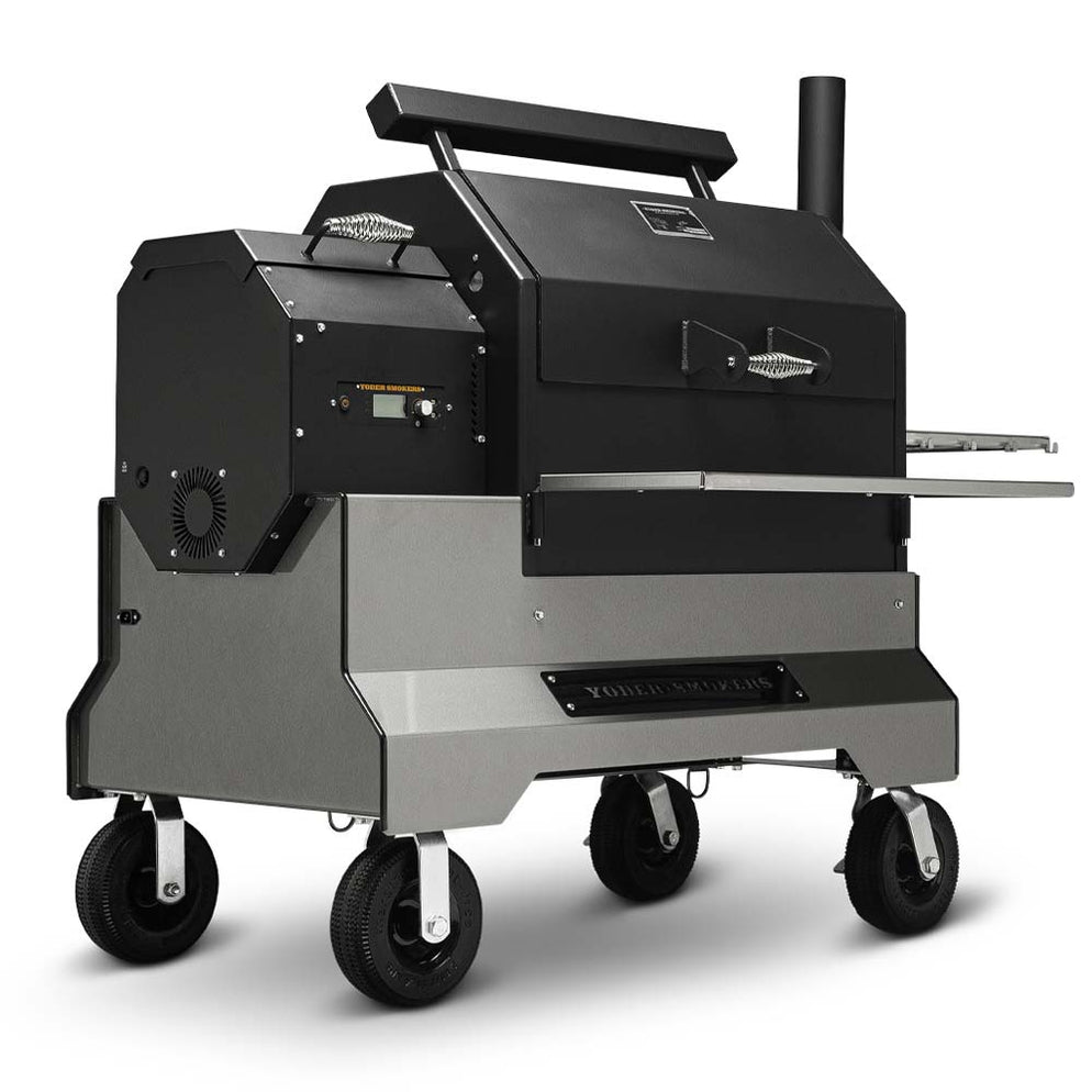 Yoder YS640s Pellet Grill with 2pc Diffuser Competition Cart